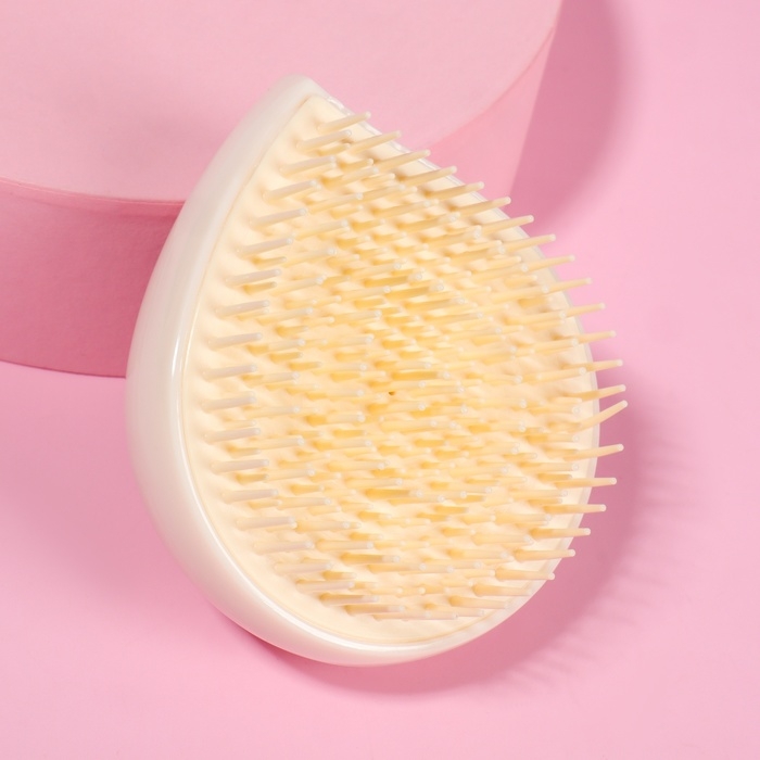 Расчёска массажная, 6,8 &times; 9 см, PVC коробка, рисунок МИКС