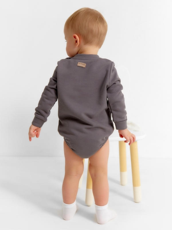 Свитшот-боди детский MINAKU, цвет серый, рост 86-92