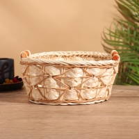 Корзина плетеная 23x22x10 см, ротанг