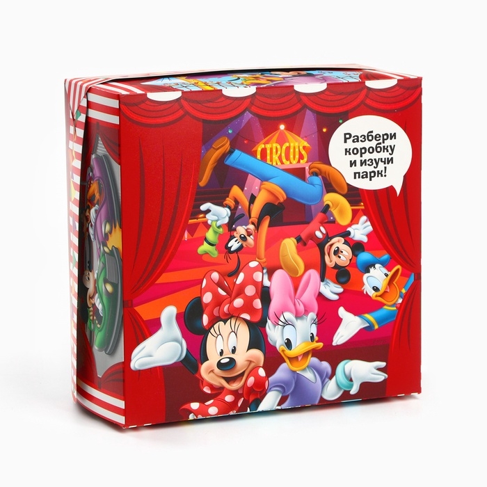 Коробка подарочная складная с 3Д &laquo;Поздравляем!&raquo;, Микки Маус, 15 х 15 х 7 см