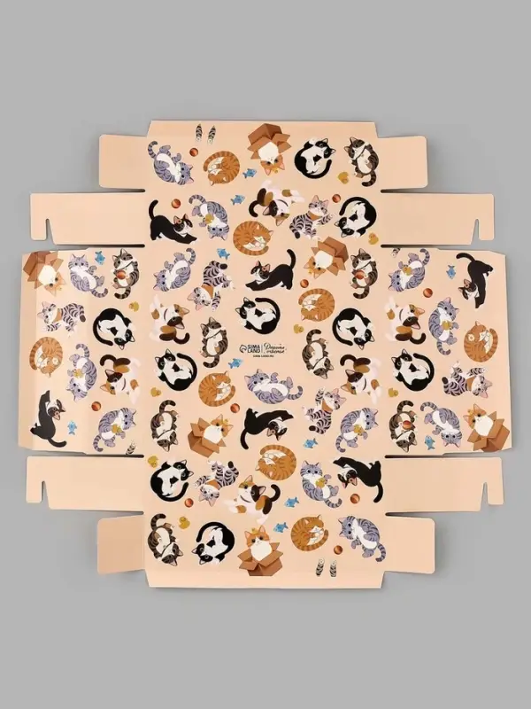 Коробка подарочная &laquo;Котики&raquo;, 23.5 &times; 20.5 &times; 5.5 см