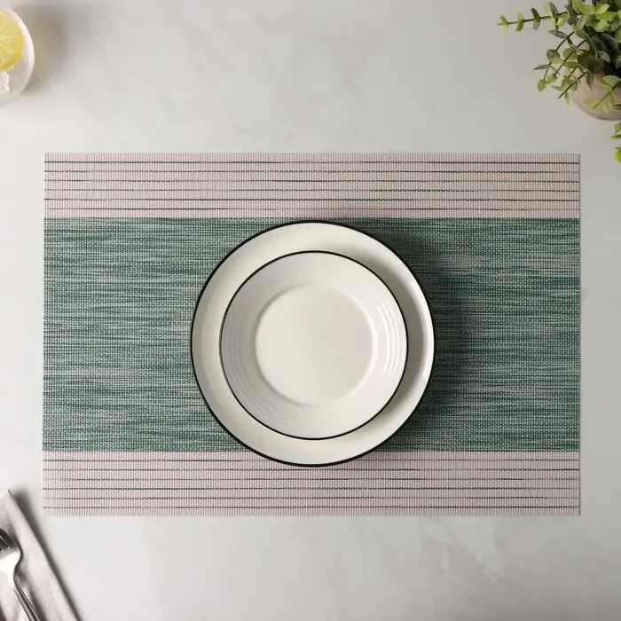 Салфетка сервировочная на стол &laquo;Космос&raquo;, 45&times;30 см, цвет зелёный