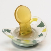 Соска-пустышка ортодонтическая, латекс, от 6 мес., ADORE, в контейнере &laquo;Птицы&raquo;