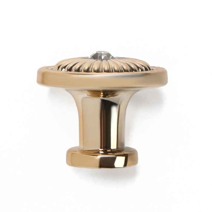 Ручка-кнопка CAPPIO, d=31 мм, цвет матовое золото