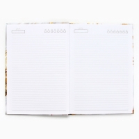 Ежедневник в твердой обложке А5, 80 л "Вдохновляй"