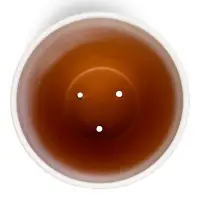 Набор горшков цветочный поддоном 4 шт 0,6 / 1,4 / 2,5 / 5 л керамика белый Галандия