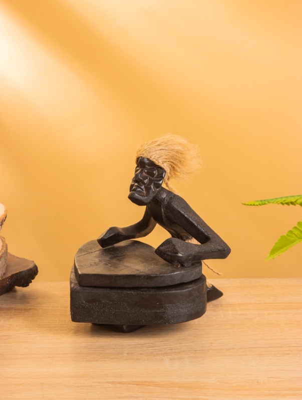 Шкатулка &laquo;Абориген хранитель&raquo;, 14&times;15&times;16 см, дерево