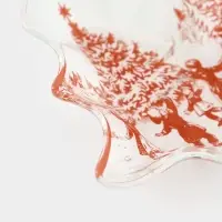 Блюдо сервирочоное ёлочка "Новогодние забавы" 17,7х18,5х3,5 см