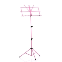 Пюпитр h-155 см, подставка для нот 50 х 28 см, розовый