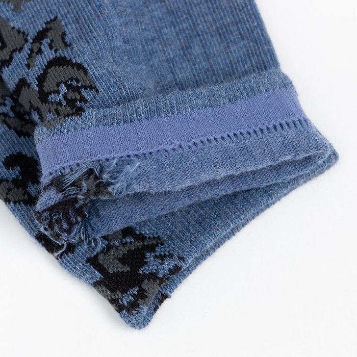 Носки женские, цвет деним меланж, размер 23-25