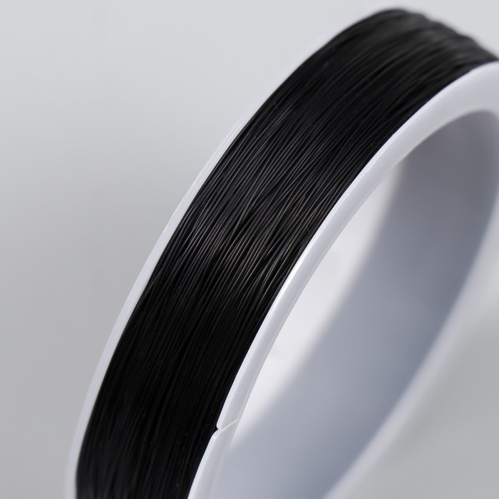 Леска для бисера 0.3 мм, 100&plusmn;0.5 м, нейлон, чёрный