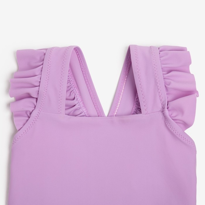 Купальник слитный детский MINAKU цвет сиреневый, рост 122-128