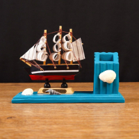 Набор настольный "Корабль" с карандашницей 15*5*11см, микс Набор настольный "Корабль" с карандашницей 15*5*11см, микс