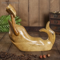 Подставка под бутылку &laquo;Классическая уточка&raquo;, 37&times;28&times;13 см, дерево