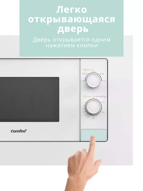 Встраиваемая микроволновая печь CBM2000W, 20 л, 5 мощностей