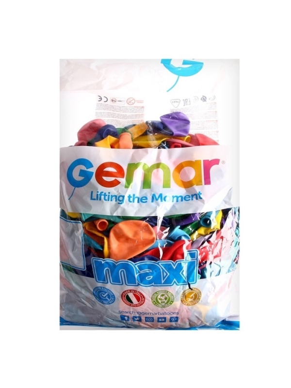 Шар латексный 12", пастель, набор 500 шт., цвета МИКС