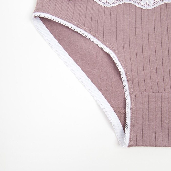 Трусы женские слипы, цвет пыльная роза, размер 44-46