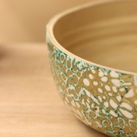 Миска 23х23х4 см, бамбук