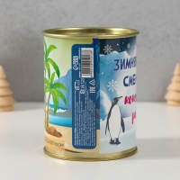 Подарочные носки в банке «Зимняя стужа сменяется кокосовым раем! », (внутри ароматизированные носки женские), кокос Подарочные носки в банке «Зимняя стужа сменяется кокосовым раем! », (внутри ароматизированные носки женские), кокос