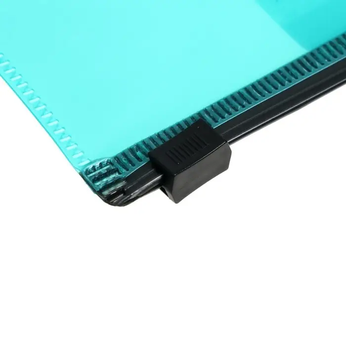 Папка-конверт на ZIP-молнии Card Size (112х81мм), 180 мкм, ErichKrause, Glossy Ice Metallic, глянцевая, непрозрачная, микс