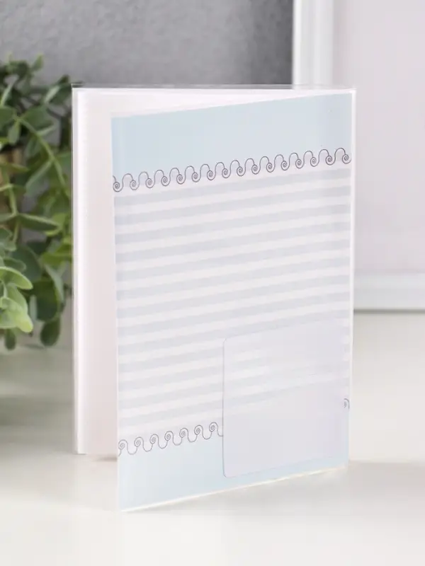 Фотоальбом 36 фото 10X15см, "Ребёнок", голубой, ПП карм.,мягкая обложка