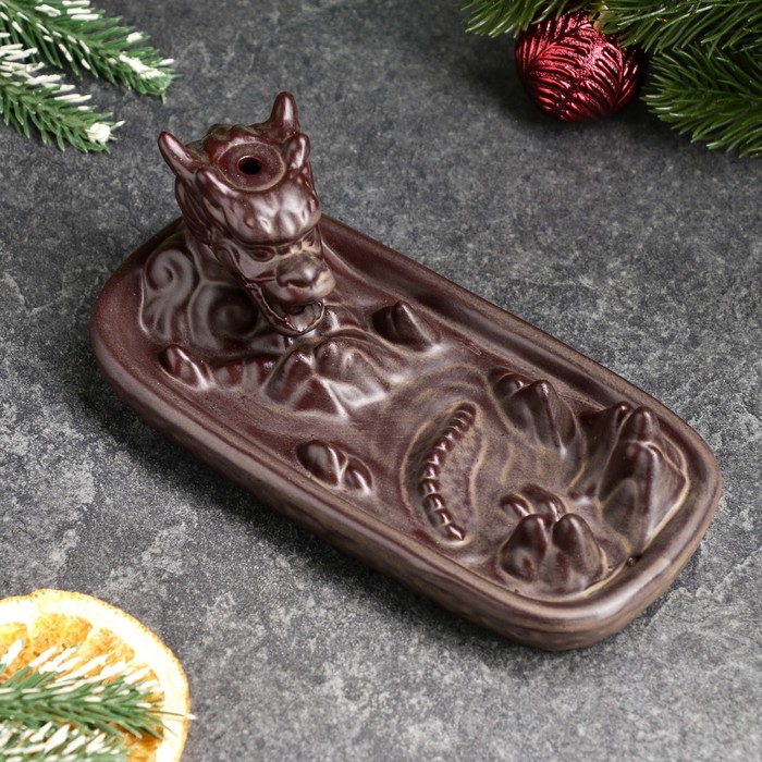 Подставка для благовоний "Дракон в гора&times;" 17&times;9&times;7 см