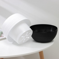 Горшок &laquo;Дуэт&raquo;, 2,5 л, цвет чёрно-белый