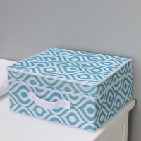 Короб для хранения Доляна &laquo;Лагуна&raquo;, 30&times;28&times;15 см, цвет бирюзовый