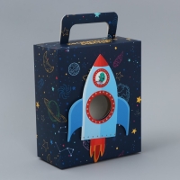 Коробка подарочная складная, упаковка, «Космос: Космическое счастье», 18 x 15 x 7.5 см Коробка подарочная складная, упаковка, «Космос: Космическое счастье», 18 x 15 x 7.5 см