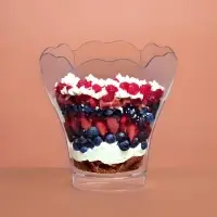 Форма пластиковая одноразовая для фуршета &laquo;Незабудка&raquo;, 160 мл, прозрачная