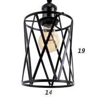 Светильник BayerLux 69954/1 E27 40Вт черный 15х15х18-118 см