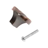 Ручка-кнопка CAPPIO, цинк, d=35 мм, цвет медь