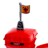 Парковка &laquo;Пожарная часть&raquo;, с 2 металлическими машинами