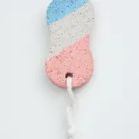 Пемза для педикюра &laquo;Бесконечность&raquo;, с подвесом, 9.5&times;4.5 см, в коробке, разноцветная