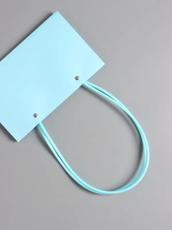 Сумка для цветов влагостойкая, тиффани, 22x10.5x13.5 см