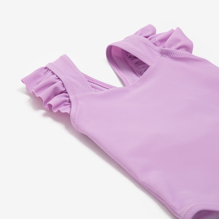 Купальник слитный детский MINAKU цвет сиреневый, рост 116-122