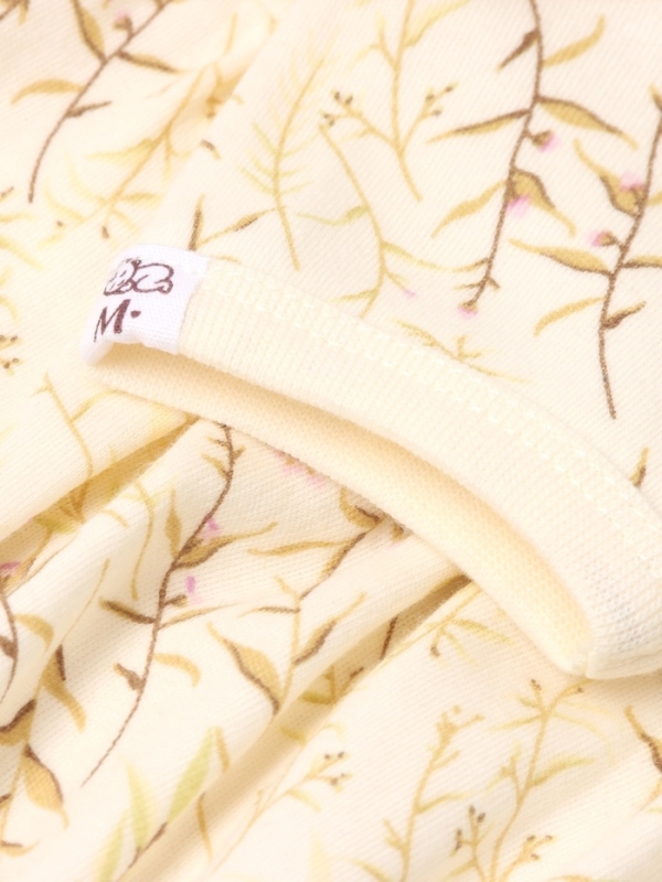 Боди-платье с шапочкой детское MINAKU "Nature", цвет бежевый, рост 62-68 см