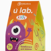 Детский бурлящий шар &laquo;Монстрики&raquo;, аромат апельсиновый кексик 40 г, URAL LAB