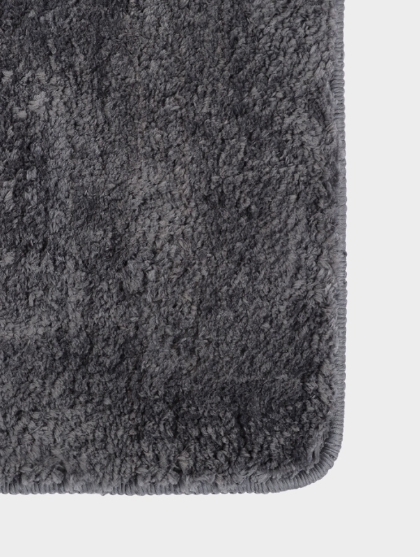Коврик Savanna, 40&times;60 см, ворс 2 см, микрофибра, темно-серый