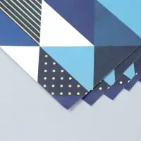 Бумага для скрапбукинга "Строгая геометрия" плотность 180 гр 30,5х32 см