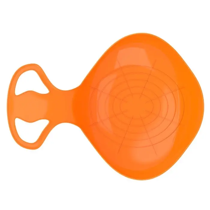 Санки-ледянки &laquo;Скороход&raquo;, оранжевые 65х42см