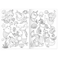 Раскраска &laquo;Морская вечеринка&raquo;, 12 стр., А5