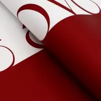 Пленка флористическая, &laquo;Любовь в воздухе&raquo; 65 мкм, винный 58&times;58 см