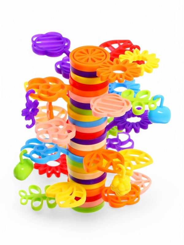 Конструктор развивающий &laquo;Листочки&raquo;, с заданиями, 42 детали