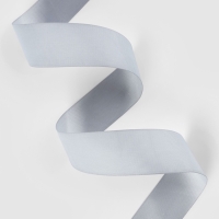 Лента репсовая, 40 мм, 23 &plusmn; 1 м, цвет светло-серый №3