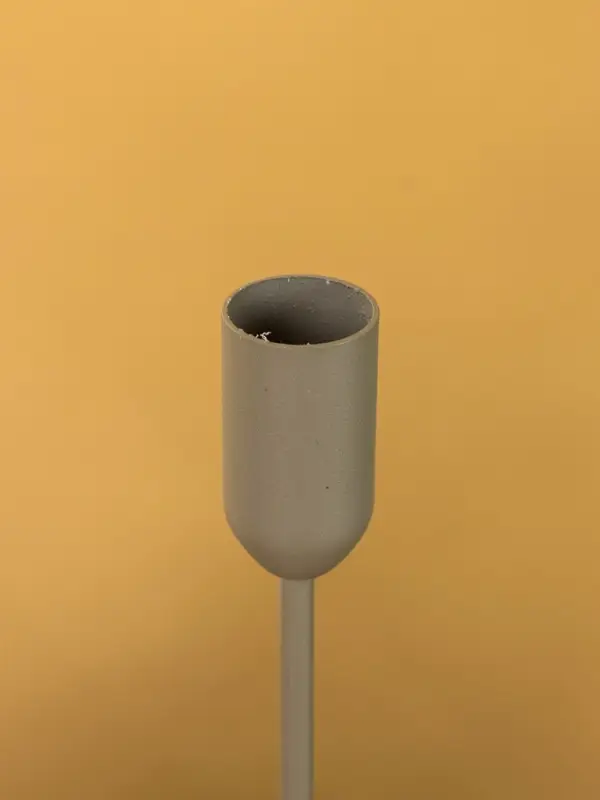 Подсвечник на 1 свечу текстурный "Графитовый" 8х8х25,5 см