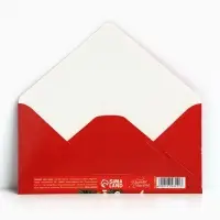 Конверт для денег &laquo;С Новым годом!&raquo;, тиснение, 16.5&times;8 см