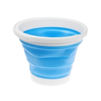 Портативная мини-стиральная машина LWM-03 с ведром 10 л, складная, голубая