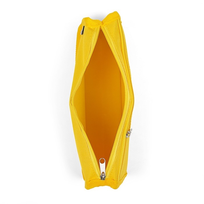 Пенал мягкий, 2 отделения, 80 х 210 х 40 мм, объёмный "Улыбайся"