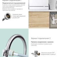 Компактная настольная посудомоечная машина CDWC551Wi, Wi-Fi